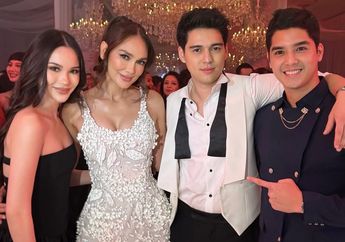 Hadiri Resepsi Luna dan Maxime, Intip Penampilan Serasi Al Ghazali dan Alyssa Daguise