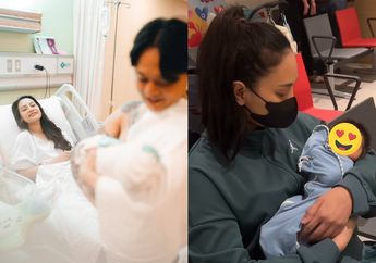 Erika Carlina Antar Anak Imunisasi, Penampilan Baby Andrew Curi Perhatian