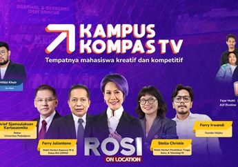 Belajar Langsung Bareng Rosi On Location di Kampus KompasTV 2025! Anti Burnout Dihibur Stand Up Comedy