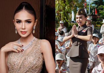 Cantiknya Yuni Shara saat Pimpin Upacara HUT ke-80 RI di PAUD Miliknya, Anggun dalam Balutan Kostum Pejuang!