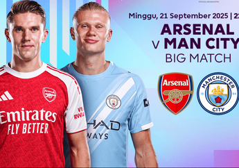 Link Live Streaming Arsenal vs Manchester City di Premier League