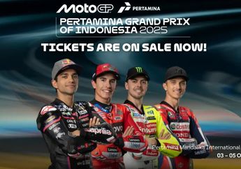 Link Live Streaming MotoGP Mandalika 2025, Saksikan Perebutan Posisi Kedua Antara Bagnaia dan Alex Marquez!