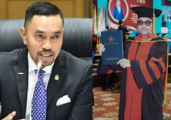 Didepak dari DPR, Ahmad Sahroni Kini Ikuti Wisuda S3 Doktor Ilmu Hukum, Judul Disertasinya Malah Jadi Sorotan