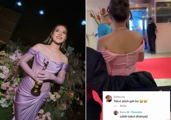 Langsung Angkat Gaun, Aksi Raisa Lari Terbirit-birit Usai Menang AMI Awards Disorot