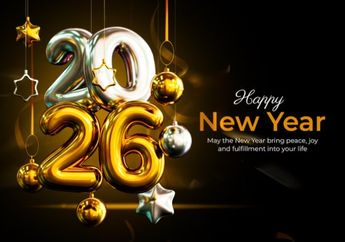 10 Ucapan Selamat Tahun Baru 2026 dalam Bahasa Inggris beserta Artinya, Cocok Dikirim via Whats App nih!