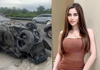Kronologi Model Diva Siregar Alami Kecelakaan di Tol Jagorawi, Mobil Ringsek hingga Terbalik, Begini Kondisinya!