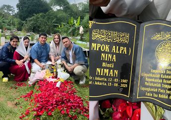 Jelang Ramadan, Raffi Ahmad Nyekar ke Makam Mpok Alpa dan Panjatkan Doa Penuh Haru