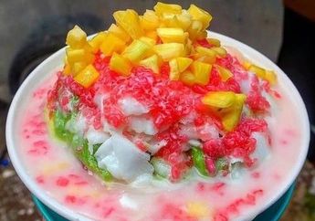 Cara Membuat Es Oyen Segar, Isian Komplet dan Kuah Santan Lembut