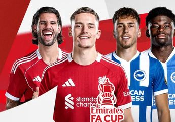 Link Live Streaming Liverpool vs Brighton di Piala FA Besok Dini Hari