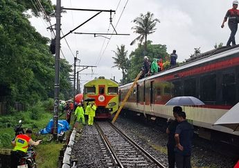 Kronologi Kereta Bandara Tabrak Truk di Stasiun Poris, Kontainer sampai Terseret Kurang Lebih 100 Meter