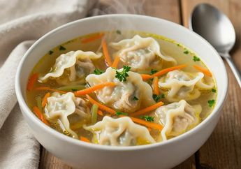 Resep Sup Pangsit Ayam Hangat, Menu Praktis untuk Sahur dan Buka Puasa