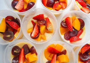 Resep Puding Santan Es Buah Segar, Takjil Buka Puasa Favorit Ramadan