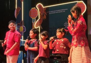Gemas! Aktor Cilik Film Na Willa Unjuk Gigi Nyanyikan Soundtrack di Imlek Festival 2026