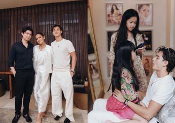 Olla Ramlan Rayakan Lebaran Bareng Tristan Molina, Pamer Keakraban sang Kekasih dengan Anak-anaknya