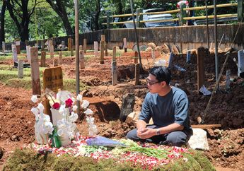 Pusara Vidi Aldiano Sempat Amblas, Ini Penjelasan Perawat Makam