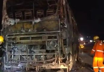 Kronologi Bus Mudik Gratis Terbakar di Tol Cipali, Hendak Jemput Pemudik dari Bogor