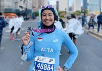 Sukses Raih Six Stars Finisher, Alya Rohali Bagikan Rahasia Kuat Lari Maraton Dunia