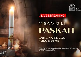 Link Live Streaming Misa Malam Paskah Katedral Jakarta, Sabtu, 4 April 2026