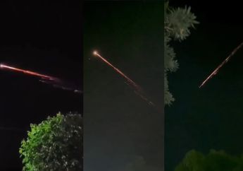 Heboh Benda Bercahaya di Langit Dikira Meteor hingga Rudal Iran, Ahli Astronomi Beri Penjelasan
