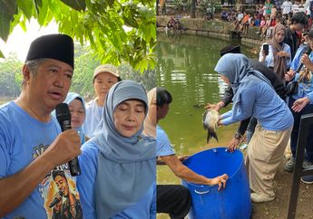 Filosofi Unik Aksi Tebar Benih Ikan di Danau Area Makam Vidi Aldiano, Harry Kiss: Kebak-Ikan