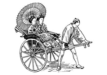 Jinrikisha, Nenek Moyangnya Becak