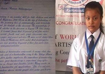Anak Kelas 8 Ini Punya Tulisan Terindah di Dunia