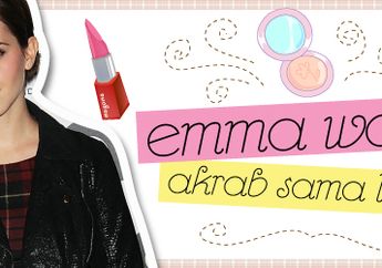 emma watson: akrab sama lipstik