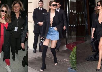 9 Inspirasi Fashion Ala Selena Gomez Selama 3 Hari di Paris
