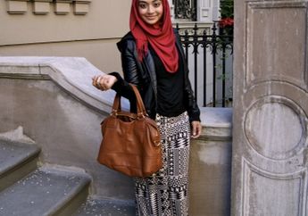 Motif-Motif Lucu Gaya Hijab Buat Bulan Ramadhan