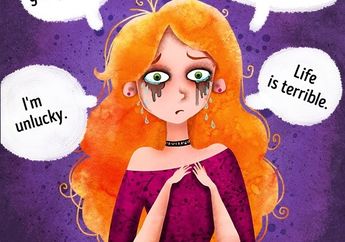 10 Ilustrasi Kebiasaan Buruk yang Sering Bikin Kita Merasa Enggak Bahagia