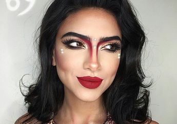 Keren! Cewek Ini Berkreasi dengan Make Up Berdasarkan Zodiak