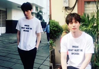 7 Foto Lee Dong Wook, Pemeran Malaikat Maut di Drama Korea Goblin, Jalan-jalan di Kota Tua Jakarta