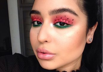 Tren Makeup Mata Semangka yang Lagi Hits di Instagram. Berani Coba?