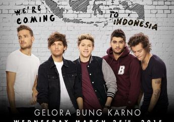 One Direction: Bakal Konser di Jakarta 2015!