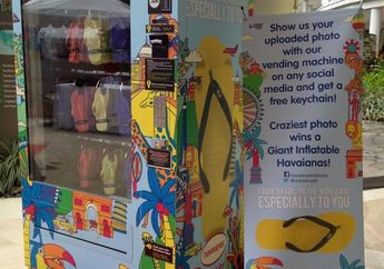 Havaianas: Vending Machine Pertama di Jakarta