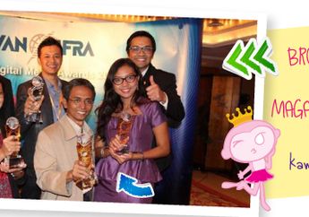 BRONZE AWARD BEST MAGAZINE WEBSITE UNTUK KAWANKUMAGZ.COM