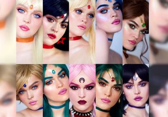 Menakjubkan! Seorang MakeUp Artis Rias Wajahnya Sendiri Menjadi Karakter Sailormoon