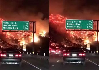 Mencekam! Bak Berjalan Menuju Neraka, Gini Kebakaran Mengerikan di Los Angeles, Lihat Videonya!