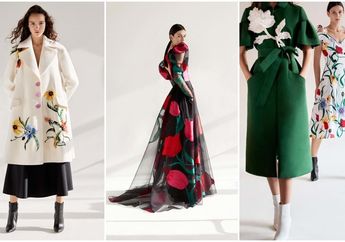 Cantiknya Deret Busana Bernuansa Flowery Untuk Pre Fall 2018 Collection dari Desainer Senior Dunia Carolina Herrrera