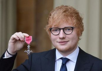 Dapat Penghargaan dari Kerajaan Inggris, Ed Sheeran Tetap Merendah