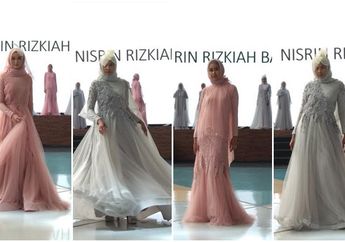 Desainer Muda Nisrin Rizkiah Basalamah Hadirkan Gaun Pesta Muslim Modern Bertajuk Khavar di Runway Islamic Fashion Institute
