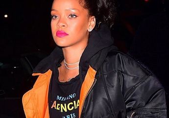 Tampil dengan Gaya Fashion Seperti Ini, Rihanna Ternyata Juga Promosi Produk Makeupnya!