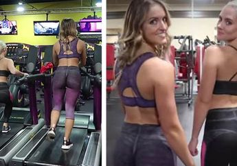 VIDEO: Lagi Asik Fitness, Tak Satu pun Pengunjung Sadar, Kedua Wanita ini Nggak Pakai Pakaian Sehelai Pun