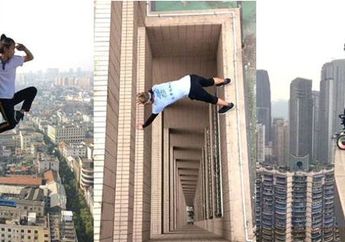 Pria yang Suka Selfie di Ketinggian Ini Akhirnya Tewas, Lihat Videonya Saat Ia Masih Hidup, Menantang Maut!