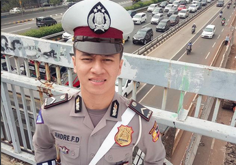 4 Fakta Bripda Andre Ferdiansyah, Polisi Ganteng yang Kerap Tilang Cewek 