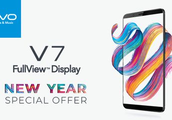 New Year Special Offer Vivo V7, Bertabur Cashback dan Gift