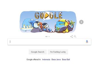 Ada Burung Beo dan Pinguin di Google Doodle Hari Ini, Ternyata Inilah Arti dari Gambar Tersebut