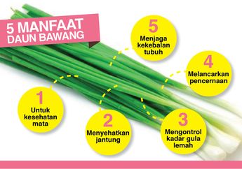 5 Manfaat Daun Bawang Untuk Kecantikan dan Kesehatan, Ajaib! 
