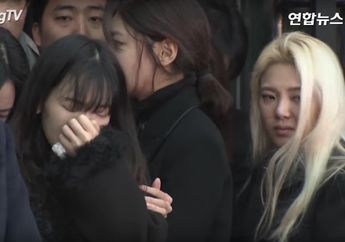 Iringi Adik Kesayangan Ketempat Peristirahatan Terakhir, SNSD Tak Kuat Tahan Air Mata!