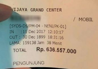 Masih Anget Nih! Bayar Parkir Sampai Rp 600 Juta Lebih, Perhatikan Deh Tanggal Masuk dan Keluarnya